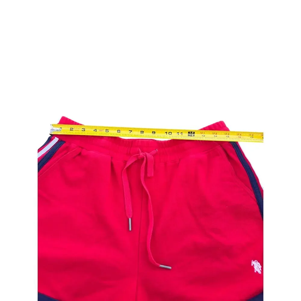 U.S. Polo Assn Red Athletic Lounge Shorts Women’s Large